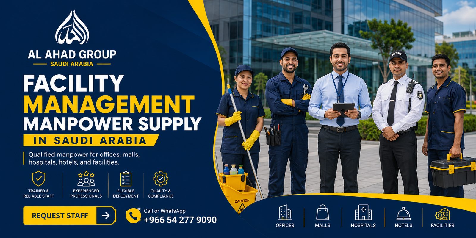 Facility Management Manpower Support in Jeddah